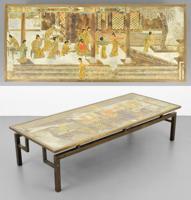Large Philip & Kelvin LaVerne CHIN YIN Coffee Table, ~6' - Sold for $16,640 on 06-02-2018 (Lot 122).jpg